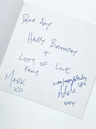 Birthday Card to Amy Winehouse