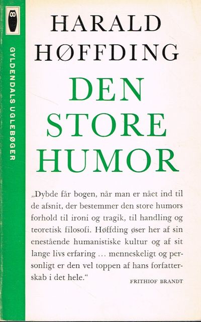 Den store humor. En psyklogisk studie.