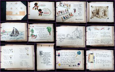 A Teacher's Retirement Memoir Book belonging to Rose A. Maguire