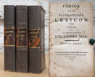 Försök til et biographiskt lexicon öfver lärde…