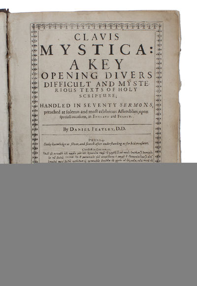 Clavis Mystica, a key opening divers mysterious texts of' Scripture. (photo 2)