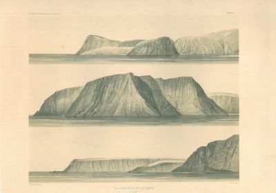 Vue générale du Cap Nord. (Norvége).