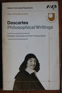 Descartes Philosophical Writings by Descartes, RenÃ�Â© - 1972