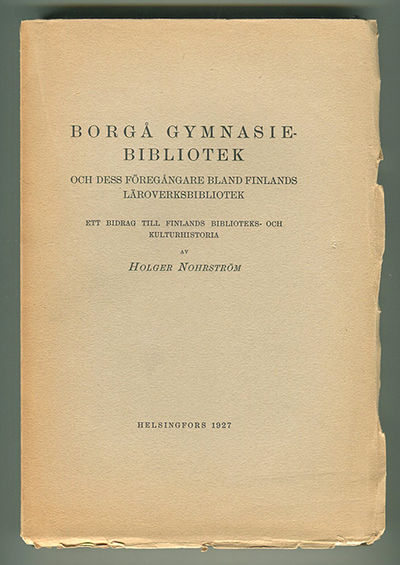 Borgå gymnasiebibliotek och dess föregångare…
