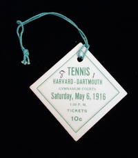 Ticket for the Harvard-Dartmouth Tennis Match