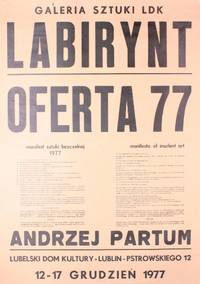 image of Complete set of eleven posters advertising Partum's performances or containing his manifestos