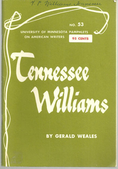 Weales, Gerald - Tennessee Williams