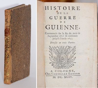 Histoire de la guerre de Guienne, commencée sur…