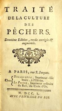 cover of Traite de la Culture des Pechers