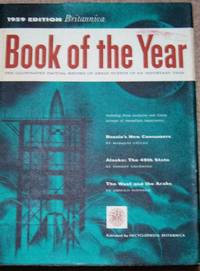 ENCYCLOPEDIA BRITANNICA BOOK OF THE YEAR 1959- EVENTS OF 1958-FREE SHIPPING
