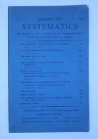 The Scientific Activity of J. W. Von Goethe IN SYSTEMATICS, Vol 3., No 2., September 1965