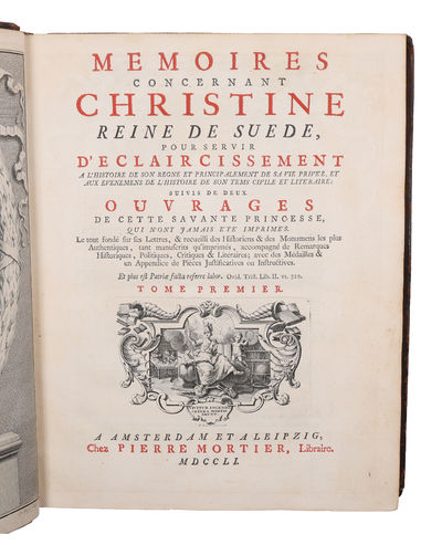 Memoires concernant Christine Reine de Suede, pour servire D'Eclaircissement a L'Histoire de son regne et princip alement de sa Vie privée, et aux Evenemens de L'Histoire de son temps civile et literaire. 4 vols. (photo 2)