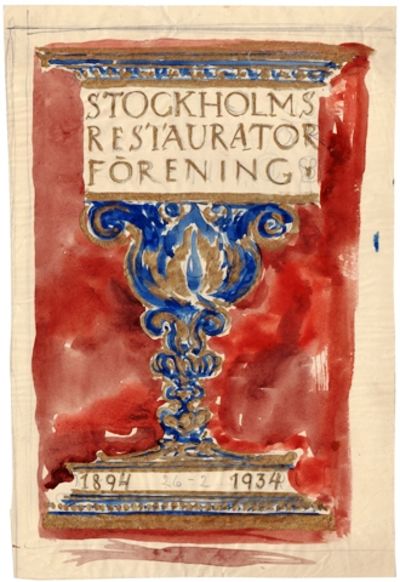 Stockholms Restauratörsförening 1894-1934.