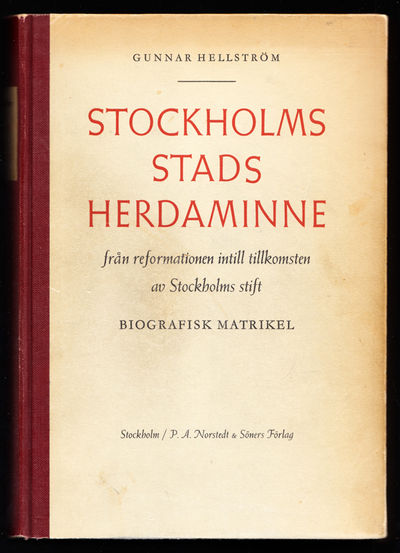 Stockholms Stads herdaminne från reformationen…
