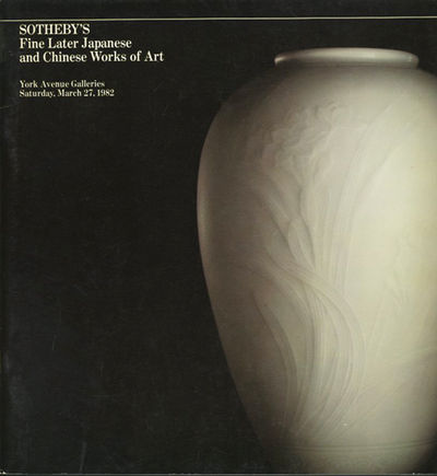 Fine Later Japanese and Chinese works of art. March 27, 1981