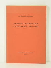 Termen litteratur i svenskan 1750-1850.