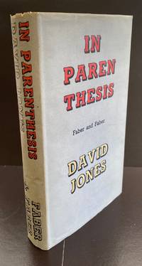 In Parenthesis : Seinnyessit E Gledyf Ym Penn Mameu by David Jones - First UK Edition - 1937 - from Ashton Rare Books ABA, PBFA, ILAB (SKU: 2222322244727)
