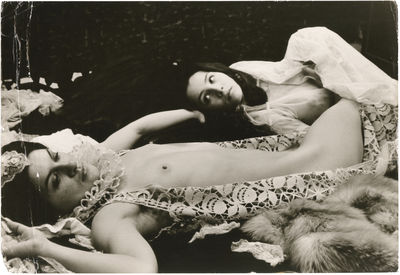 Paris: Paris Match, 1973. Vintage oversize borderless reference photograph from the 1973 film, showi...