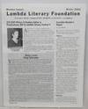 Lambda Literary Foundation: member update; [two issues: Winter 2004 & Spring 2005]