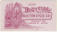 image of Advertising package for Boston Cycle Company, a short-lived bicycle manufacturer