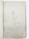 Autograph manuscript signed (three times: "NB Tarkington," "N.B.T.") regarding the illustration of 'Penrod'; n.p., ca 1913