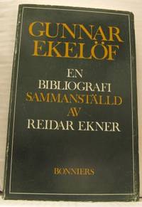 Gunnar Ekelöf. En bibliografi.