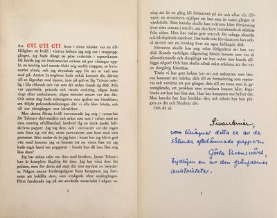 ett ett ett. Dagboksblad funna och utgivna. [Utg.…
