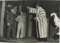 Original photograph of Orson Welles performing a magic show, circa 1943