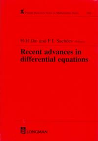 image of Recent Advances in Differential Equations