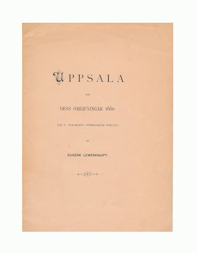 Uppsala och dess omgifningar 1660 (ur G.…