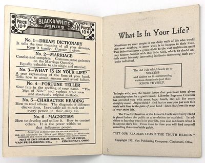 What Is In Your Life?" -- 1921 Guide...; (photo 1)