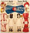 Poupées Nestlé" -- Uncut Advertising Paper Doll
