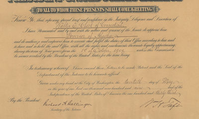 President William Howard Taft Appoints the Final Governor of the District of Alaska, Who Would Then Become Its First Territorial Governor