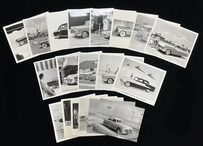 Nineteen (19) Original Photographs Used in TIME Magazine Depicting 1950s Automobiles - The American Dream