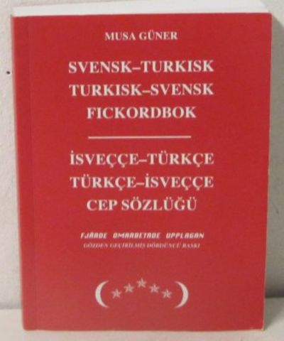 Turkisk-svensk ordbok.  Svensk-turkisk ordbok.