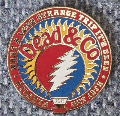 Dead and Company - 2021 - Pin - Atlanta, GA - Cellairis Amphitheater, October 13, 2021
