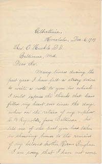 Autograph Letter Signed de COAN, Lydia Bingham (1834-1915)