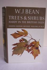 cover of Trees and Shrubs Hardy in the British Isles Vol 4 Ri-Z: v. 4