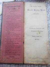 The Peking Gazette "Desk Hong List 1915" by The Peking Gazette - First Edition - from Asia Medicine and Humanities Books (SKU: 59)