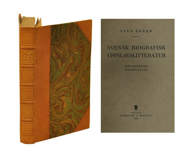 Svensk biografisk uppslagslitteratur.…