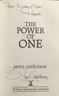 The Power of one SIGNED 1st edition