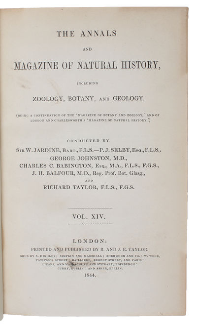 Brief Descriptions of several Terrestrial Planariae, and of some remarkable Marine Species, with an Account of their Habits. - [DARWIN’S FIRST PUBLICATION ON TAXONOMY] (photo 2)