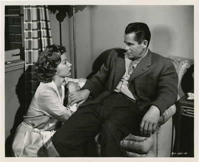 Culver City, CA: Columbia Pictures, 1954. Vintage reference photograph from the 1954 film noir. Shot...