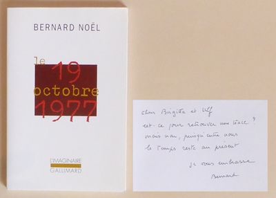 Le 19 octobre 1977. Préface d'André Pieyre de…