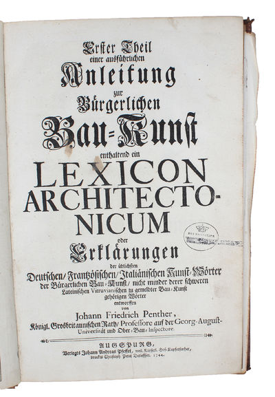 Erster (- Vierter) Theil einer ausführlichen…