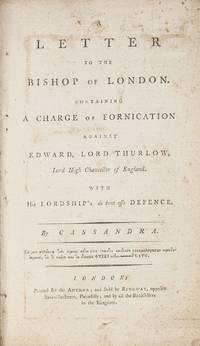 A Letter to the Bishop of London: Containing a Charge of Fornication.