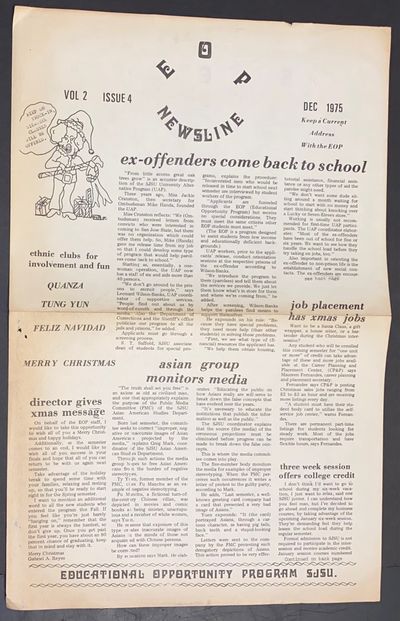 EOP Newsline. Vol. 2 issue 4 (Dec. 1975)
