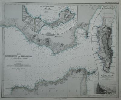 Die Meerenenge von Gibraltar im Maassstabe von…