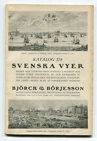 Björck & Börjesson. Katalog 174. Svenska vyer.…