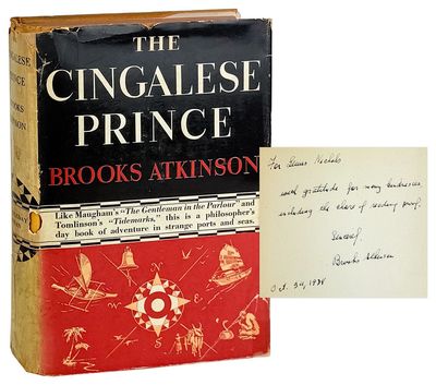 The Cingalese Prince [Inscribed and Signed with Type Letter Signed Laid in]
